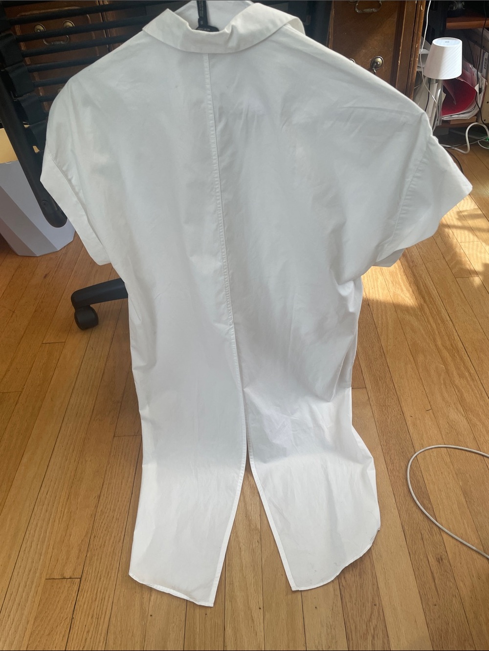 rag & bone Kids White Short-Sleeve Button-Front Shirt - Picture 3 of 3
